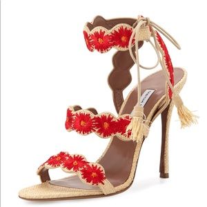 Tabitha Simmons Ollie Floral-Embroidered heels